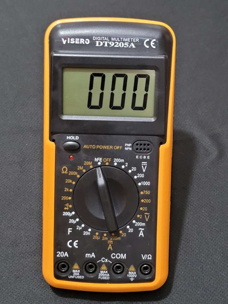 Jual Multitester digital jumbo Visero DT9205A buzzer / Avometer