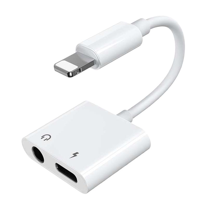 7& All iOS Apple MFi Certified Headphone Splitter Lightning to 3.5mm