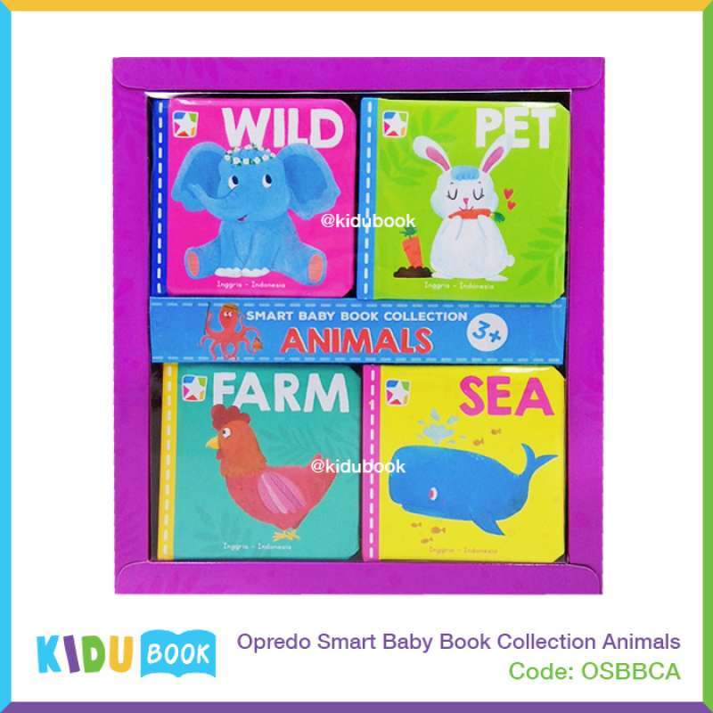 Jual Buku Anak Belajar Mengenal Hewan Opredo Smart Baby Book Collection ...