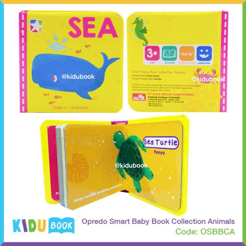 Jual Buku Anak Belajar Mengenal Hewan Opredo Smart Baby Book Collection ...