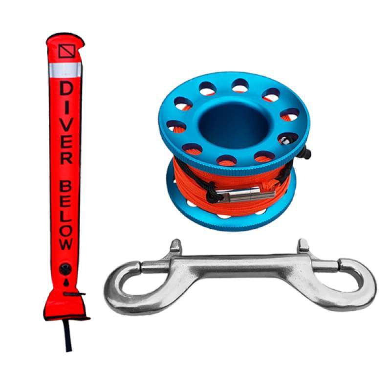 Jual Scuba Diving Safety Sausage SMB Surface Marker Buoy & Dive Reel