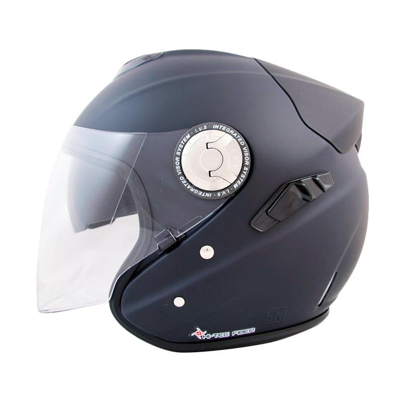 Jual Zeus ZS608 Helm Half Face Matt Black di Seller BIKE MASTER