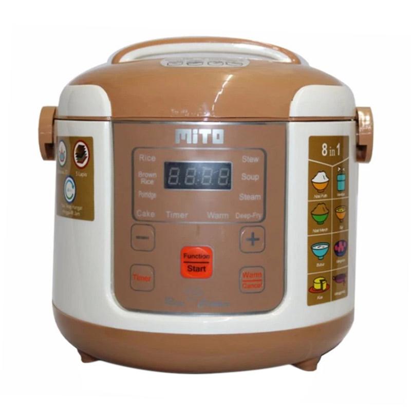 Jual Mito 8in1 Rice Cooker White Brown di Seller Damian Home and