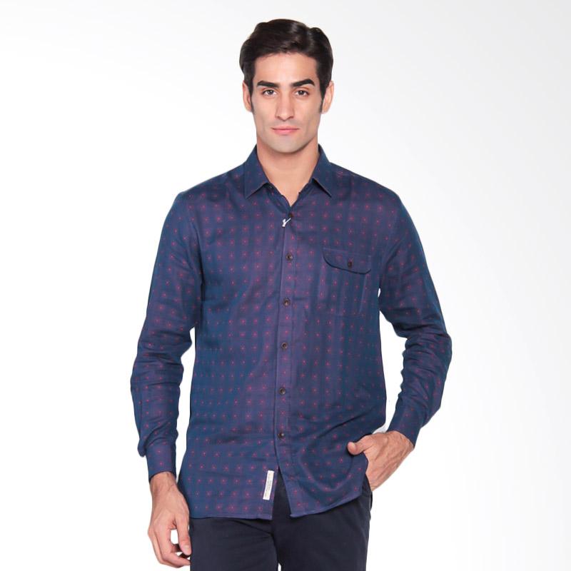 Jual Salt n Pepper Mens Shirt SNP 027 Kemeja Pria Navy Jual Salt n Pepper Mens Shirt SNP 027 Kemeja Pria Navy