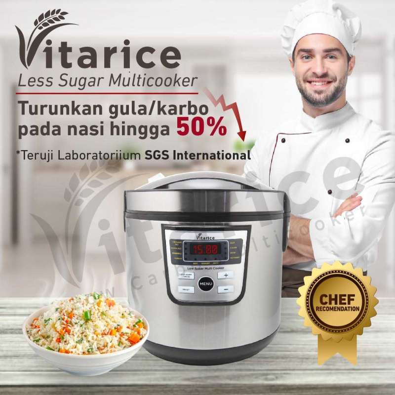 Promo Vitarice low carbo rice cooker untuk obat diet/obat langsing/obat