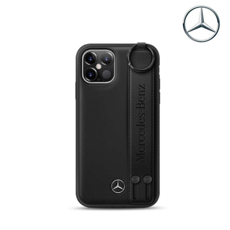 Jual Mercedes Genuine Leather H.Strap Black - Case iPhone
