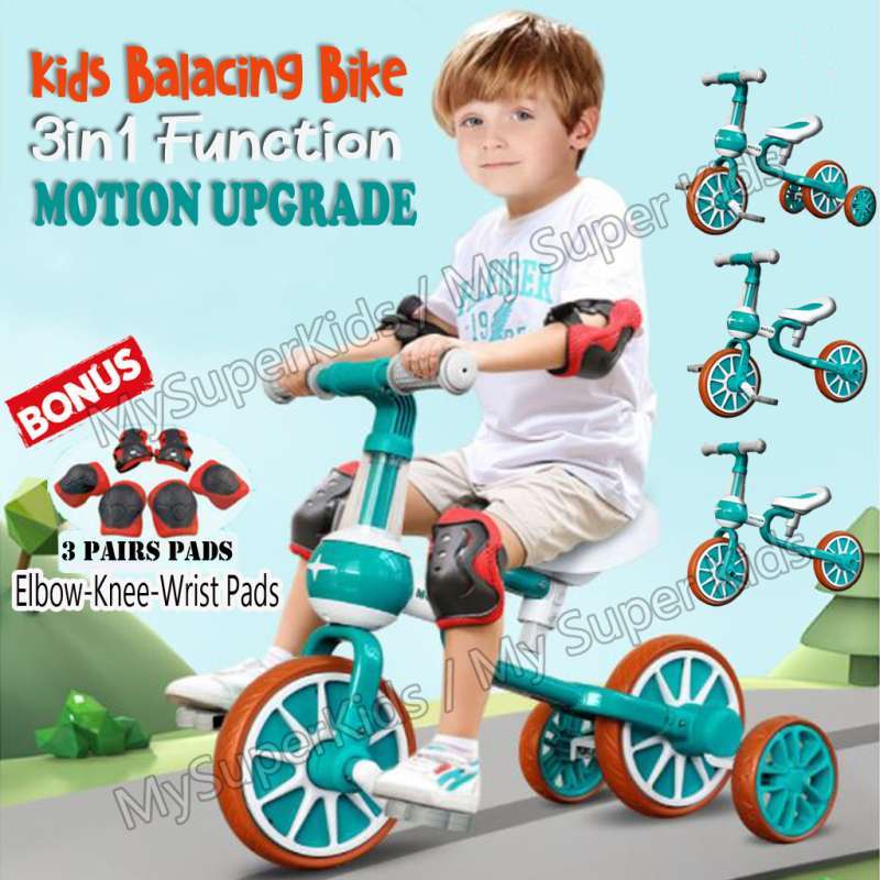 Jual SEPEDA MOTION UPGRADE BALANCING BALANCE BIKE 3IN1 KESEIMBANGAN