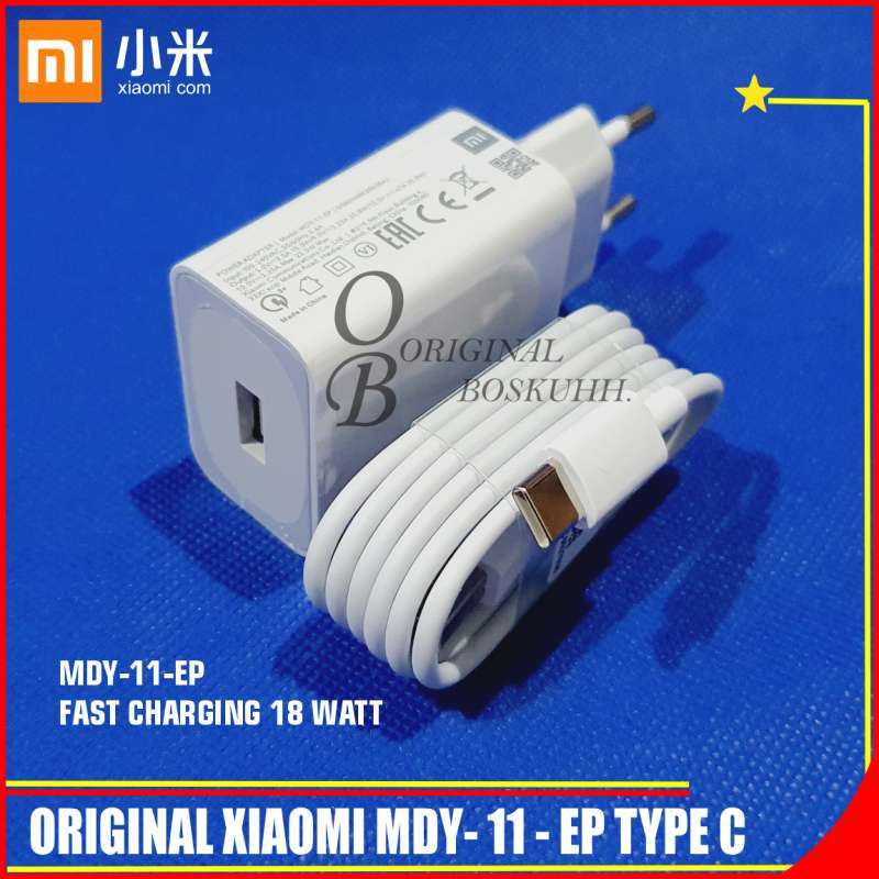 Jual Charger Fast Charging Poco M3 18W ORIGINAL 100% USB TYPE C MDY-11