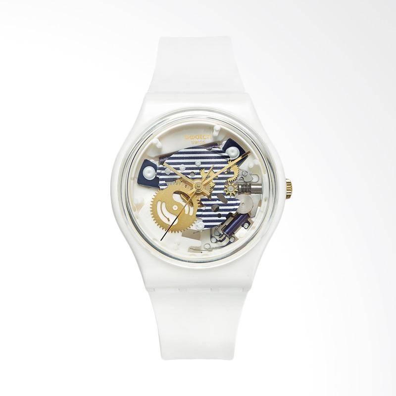 jual swatch mariniere jam tangan unisex putih gw169 jual swatch mariniere jam tangan unisex putih gw169