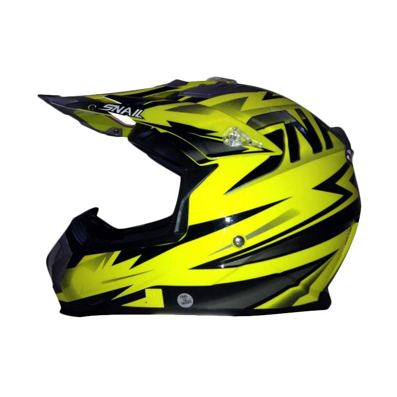 Jual Snail Helmet 315 Helm Motocross - Yellow Black Online