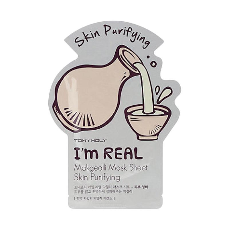 jual tony moly i m real makgeoli skin purifying mask sheet jual tony moly i m real makgeoli skin purifying mask sheet