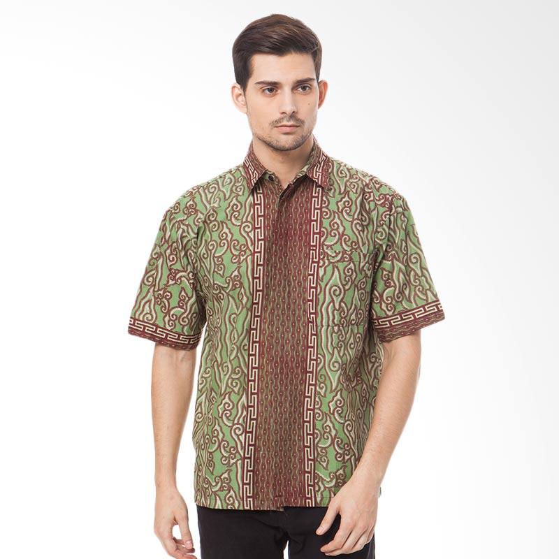 jual batik trusmi km kemeja pria green harga jual batik trusmi km kemeja pria green harga