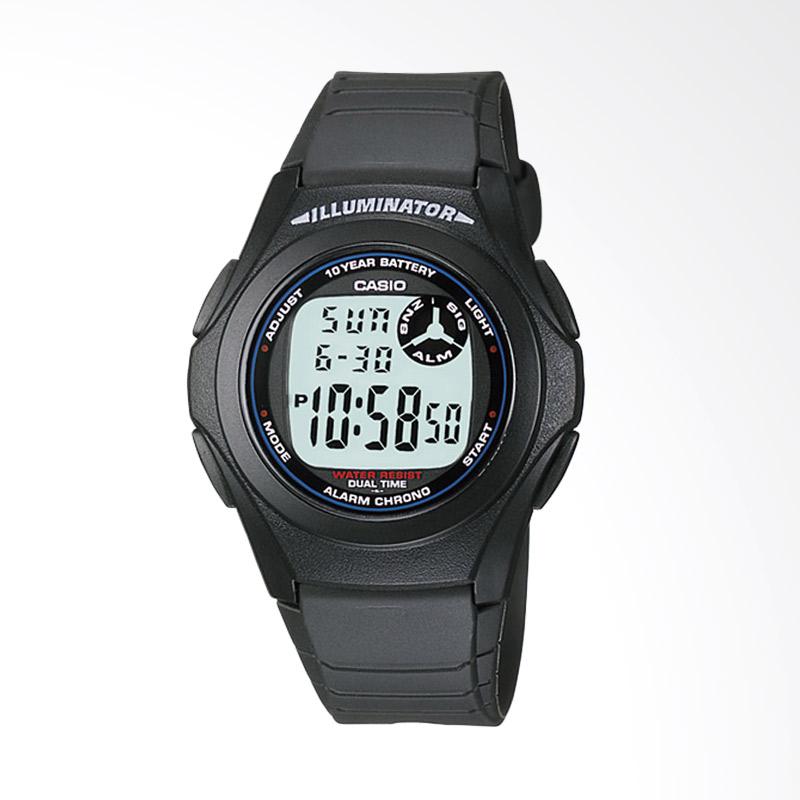 Jual Casio Digital Jam Tangan Pria Black F200W1A Black di Seller