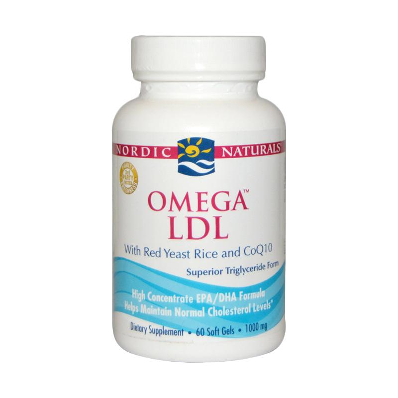 Jual NORDIC NATURALS OMEGA LDL 1152 MG RED YEAST RICE COQ10 OMEGA 3