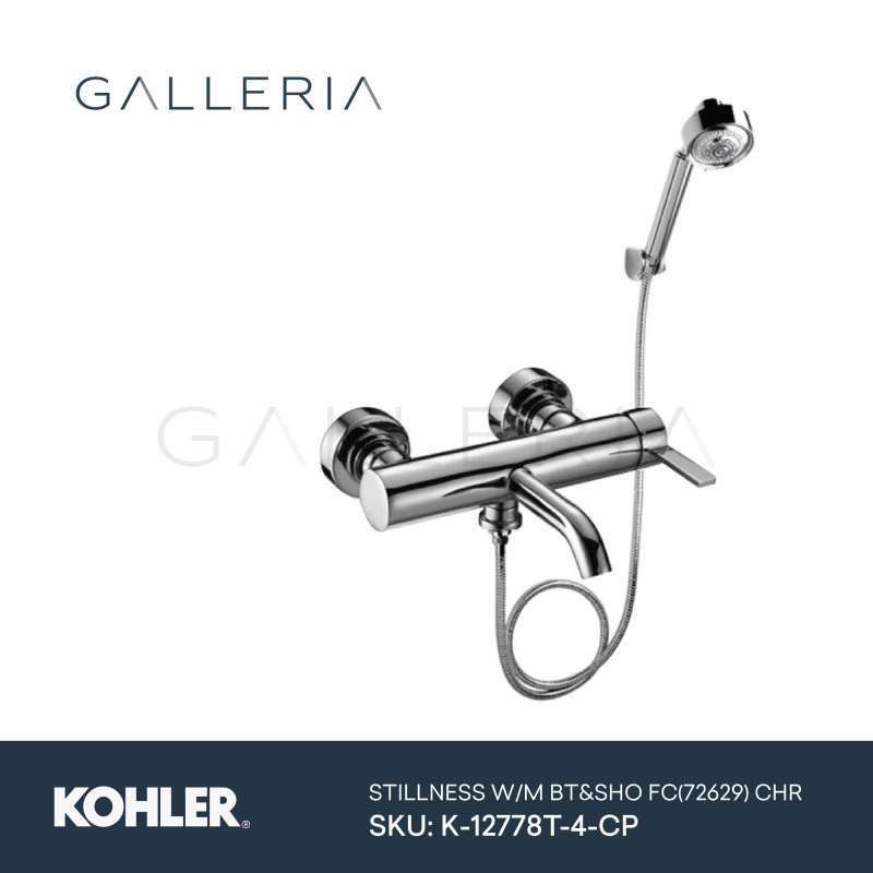 Promo Kohler Stillness Wall Mounted Bath And Shower Mixer K12778t4cp