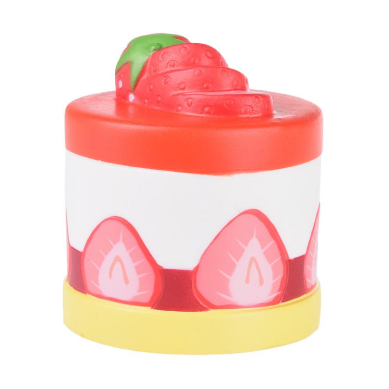 Jual Squishy Strawberry Cupcake Mainan Anak Online - Harga 