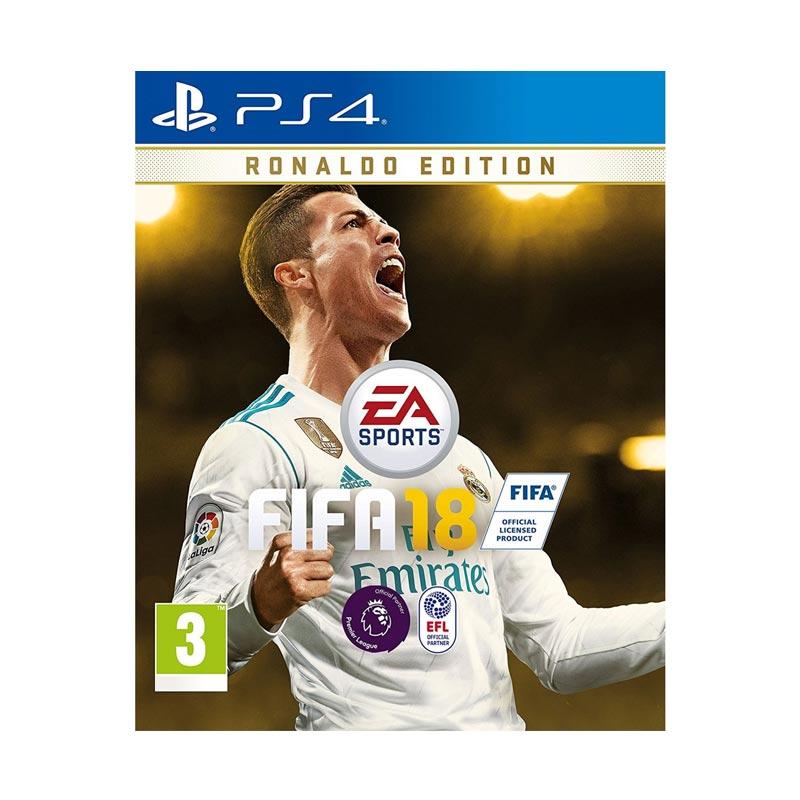 Jual SONY PS4 Fifa 18 Ronaldo Edition DVD Game Online 