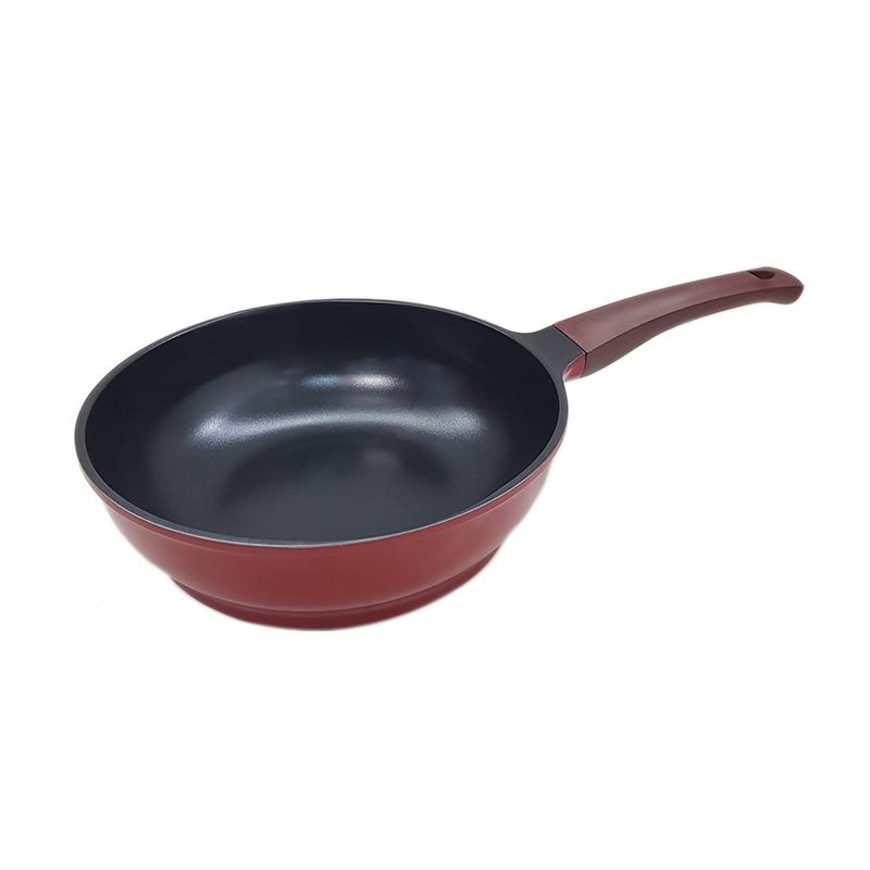 jual cookville ceramic coating fry pan wajan wok 26 cm jual cookville ceramic coating fry pan wajan wok 26 cm