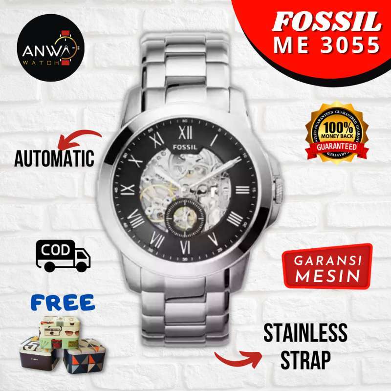 Promo JAM TANGAN PRIA FOSSIL FOSIL ME3055 ME 3055 AUTOMATIC OTOMATIS