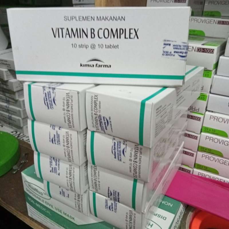 Jual vitamin b complex kimia farma 100 tablet di Seller