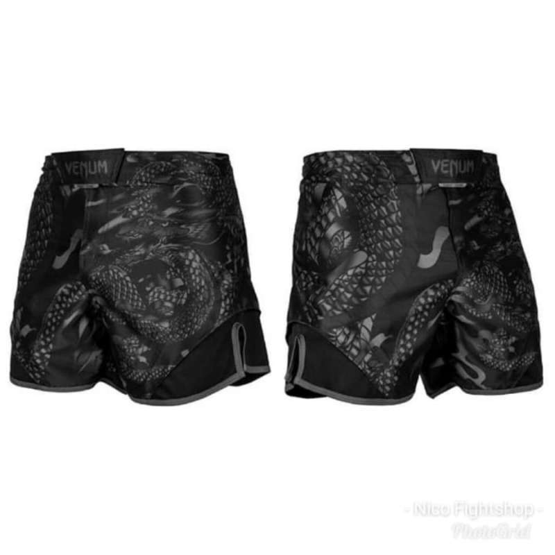 Jual Venum Dragon's Flight Fightshorts XS Black/Black di Seller Nico
