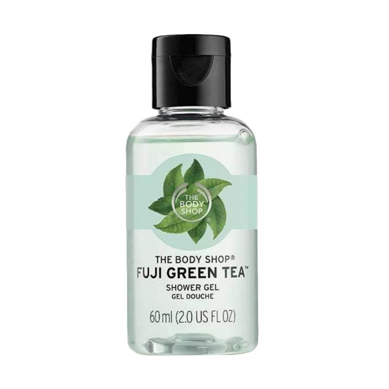 Promo The Body Shop Fuji Green Tea Shower Gel [60 mL] Diskon 30 di