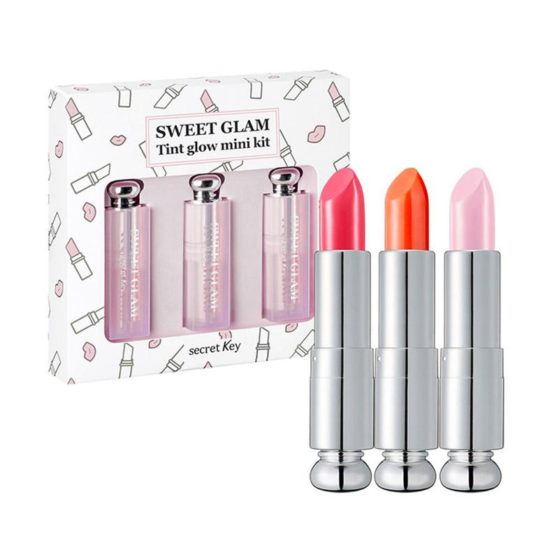 Jual Secret Key Sweet Glam Tint Glow Minikit Lip Tint [ 1.6 g/ 3 pcs