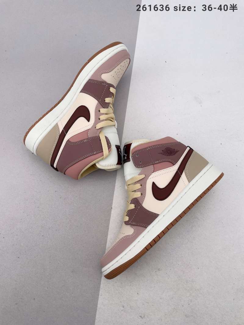 Jual Nike Air Jordan 1 Mid Se Aj1 Jordan Middle Top Basketball Shoe Red