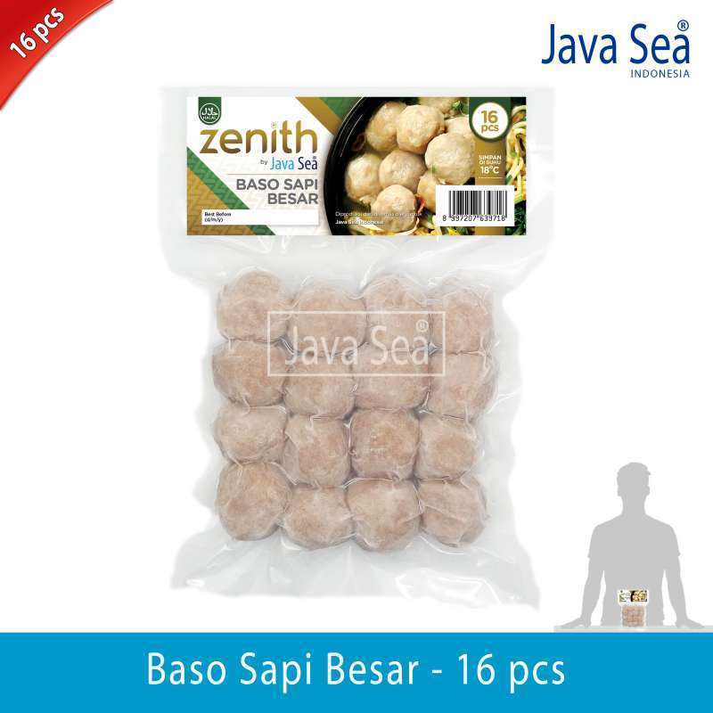 Jual Java Sea Bandung - Baso Sapi Besar Premium Pack [16 Pcs] Di Seller ...