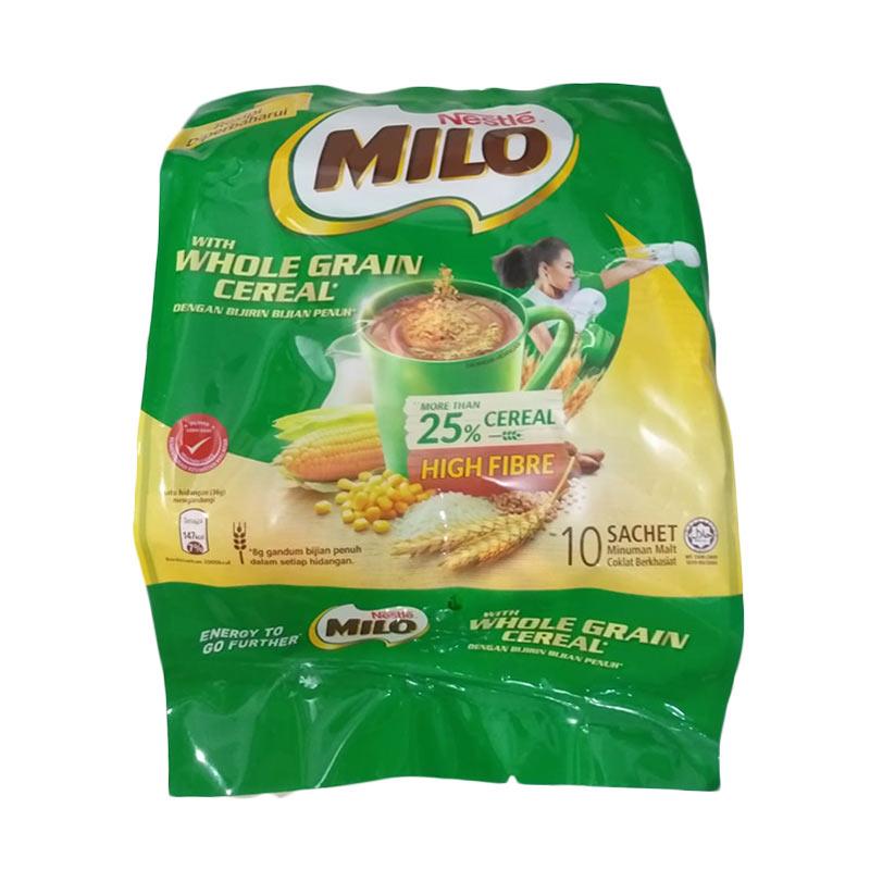 Jual Milo with Whole Grain Cereal Malaysia [36g x 10 Sachets] di Seller