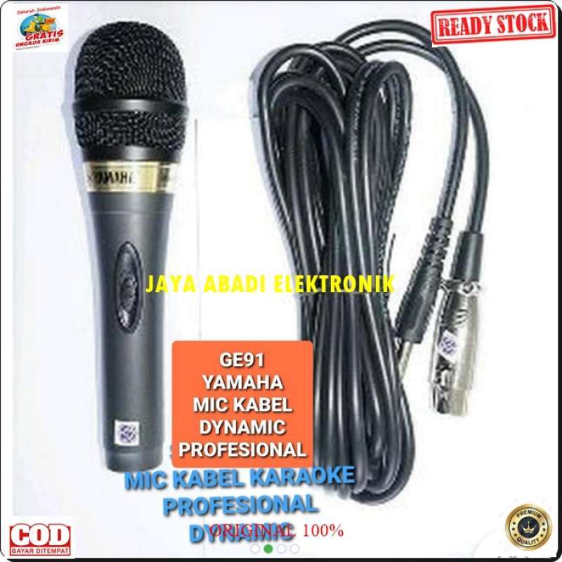 Promo YAMAHA MIC HANDLE KABEL KARAOKE LEGENDARY DYNAMIC MICROPHONE