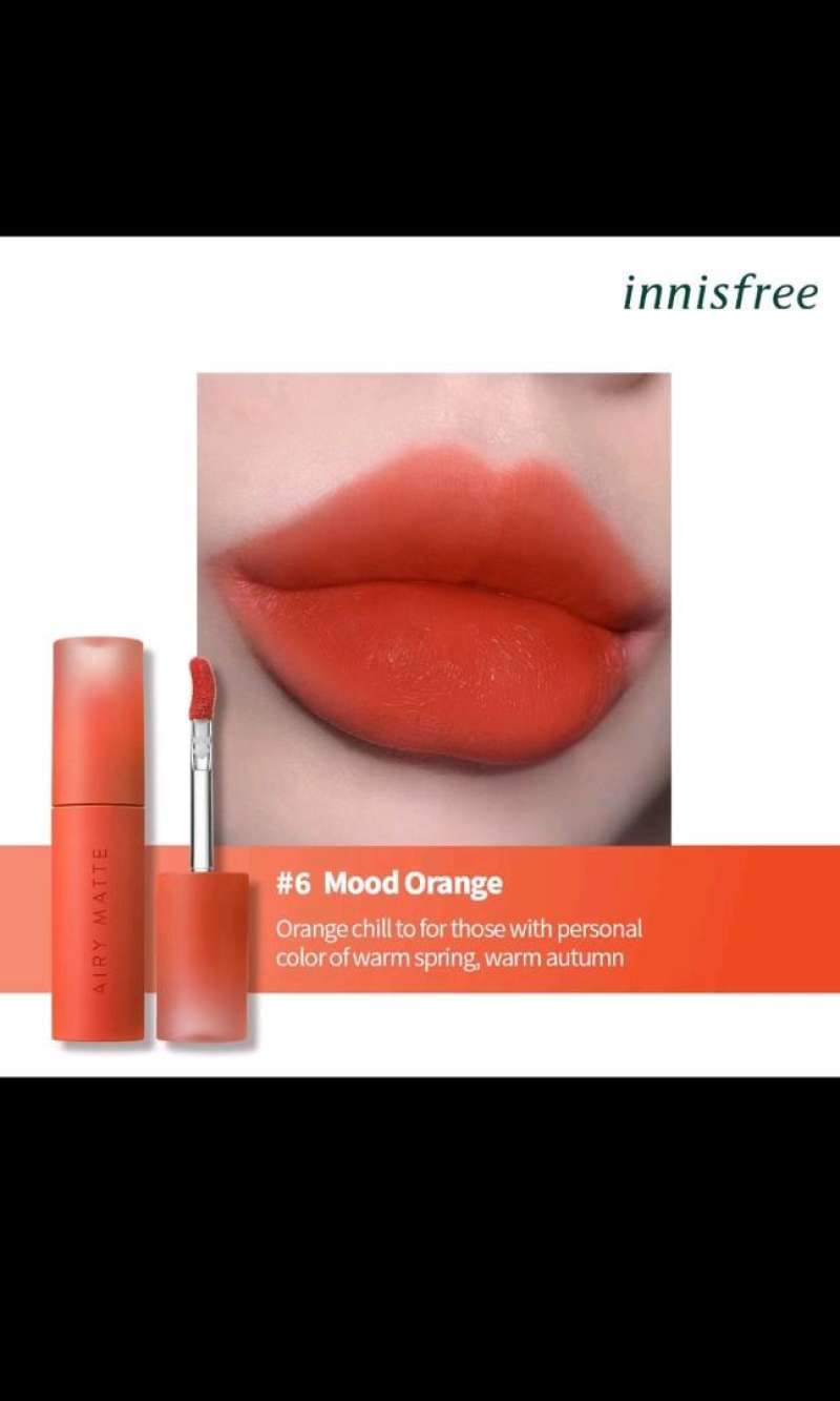 Jual INNISFREE Airy Matte Tint Mood Orange di Seller Pink Me Shop