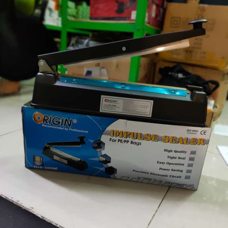 Jual Impulse sealer 30cm metal body Alat press plastik 30 bodi besi