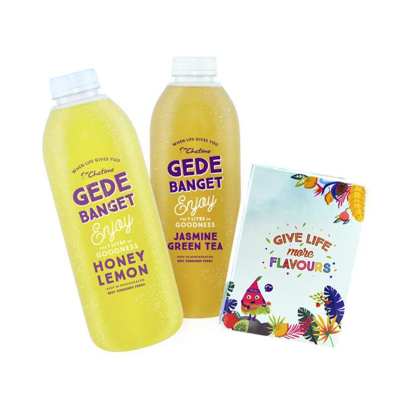 Jual Chatime Honey Lemon Gede Banget + Jasmine Green Tea Gede Banget