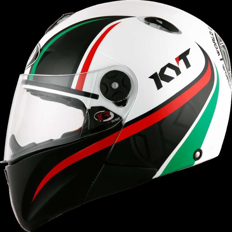 Jual HELM KYT X ROCKET 2 WHITE BLACK RED HELM KYT FULL FACE
