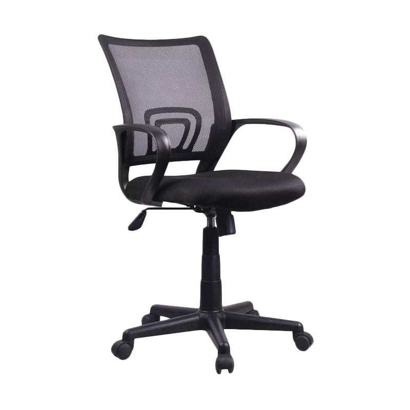 Jual JYSK Office Chair  Spjald Fabric Black Online 