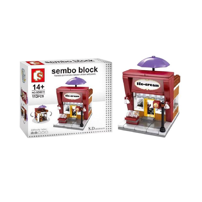 Jual Sembo SD6011 Ice Cream Shop Mini Blocks Online