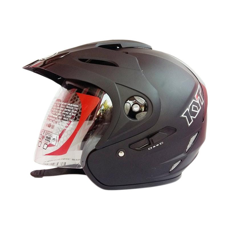 Jual KYT Venom RR Helm Half Face Black Doff L di Seller Premium Box Kota Yogyakarta, DI