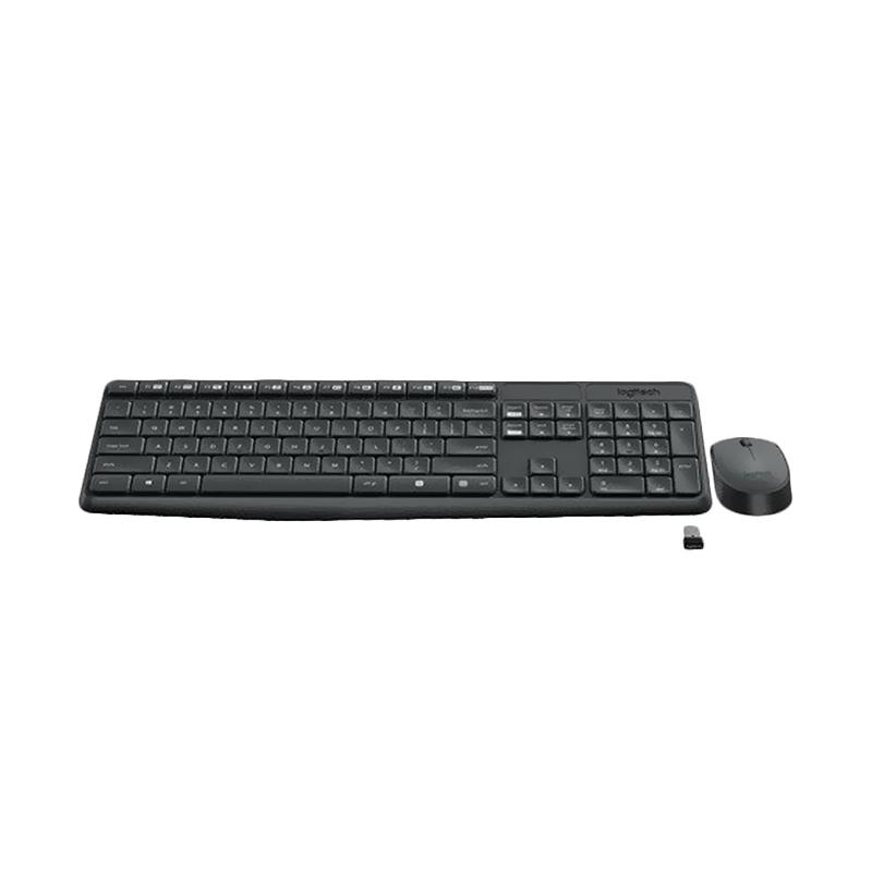 jual logitech mk235 wireless combo keyboard mouse black jual logitech mk235 wireless combo keyboard mouse black