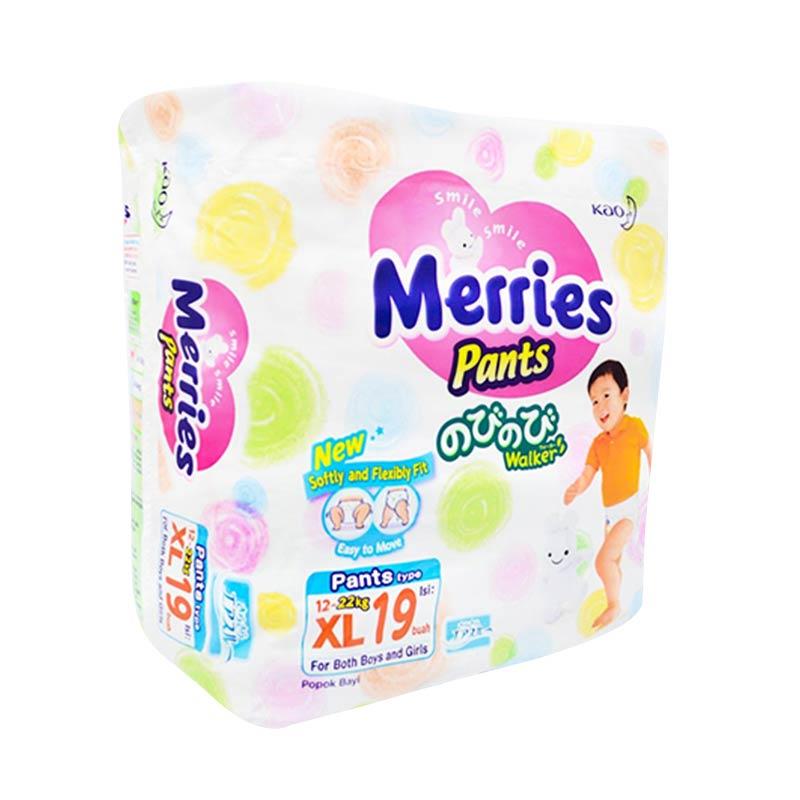 Jual Merries Pants Popok Bayi [Size XL/19 pcs] Online