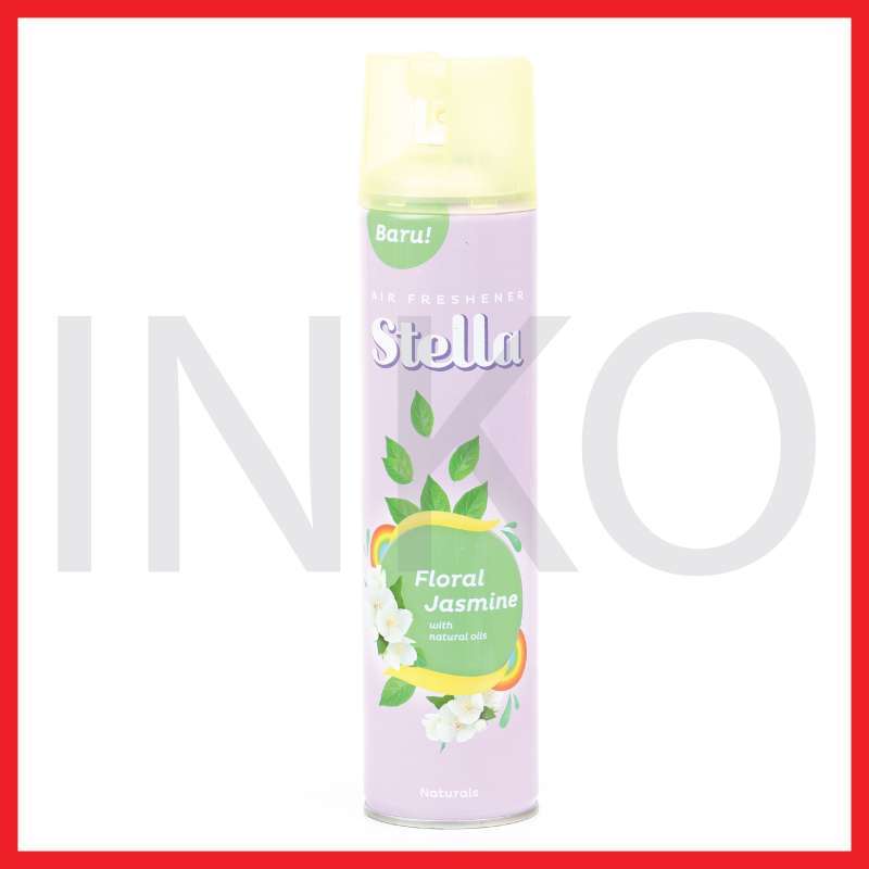 Jual STELLA AIR FRESHENER AEROSOL FLORAL JASMINE WITH NATURAL OIL 400ML