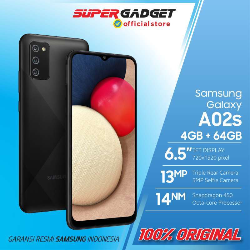 â Samsung Galaxy A02s 4gb/64gb - Garansi Resmi Terbaru September 2021