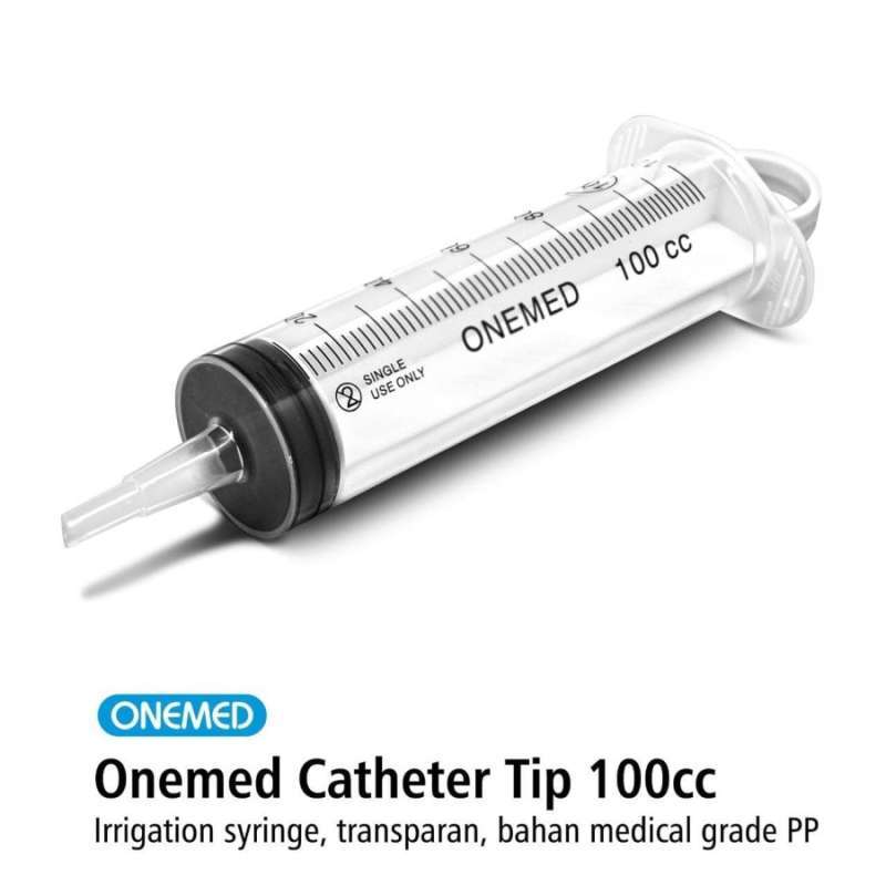 Promo Feeding Syringe 100cc Catheter Tip Onemed Diskon 3% di Seller ...