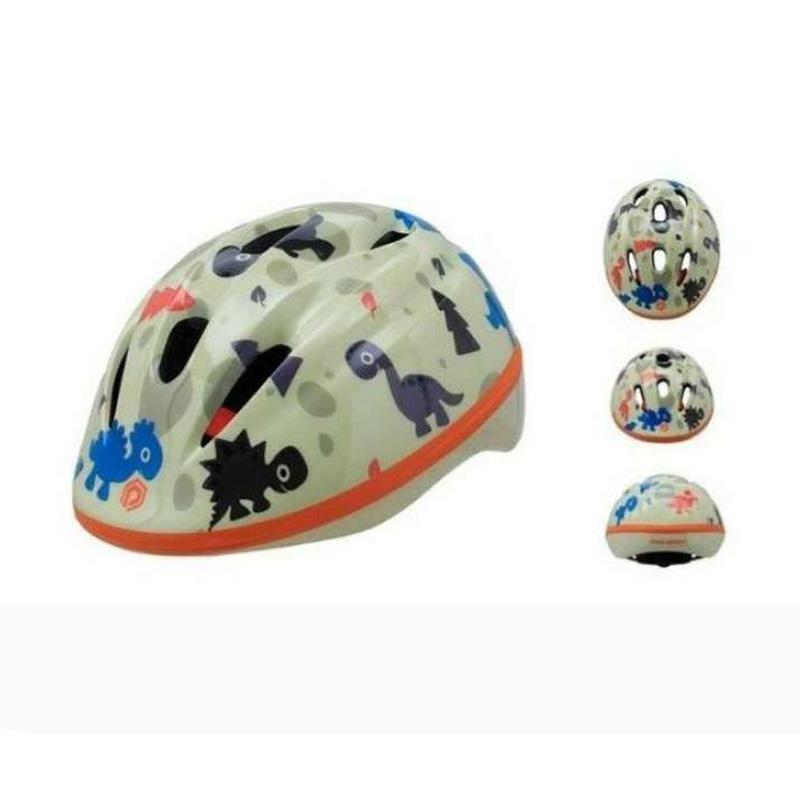 Promo Helm Sepeda Anak Polygon Dino Motif Dinosaurus Helmet Kids di Seller Toko Estoh - Kota