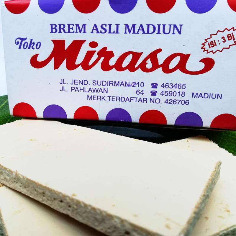 Promo Brem Madiun Brem MIRASA isi 3 lempeng atau 3batang Brem ASLI ...