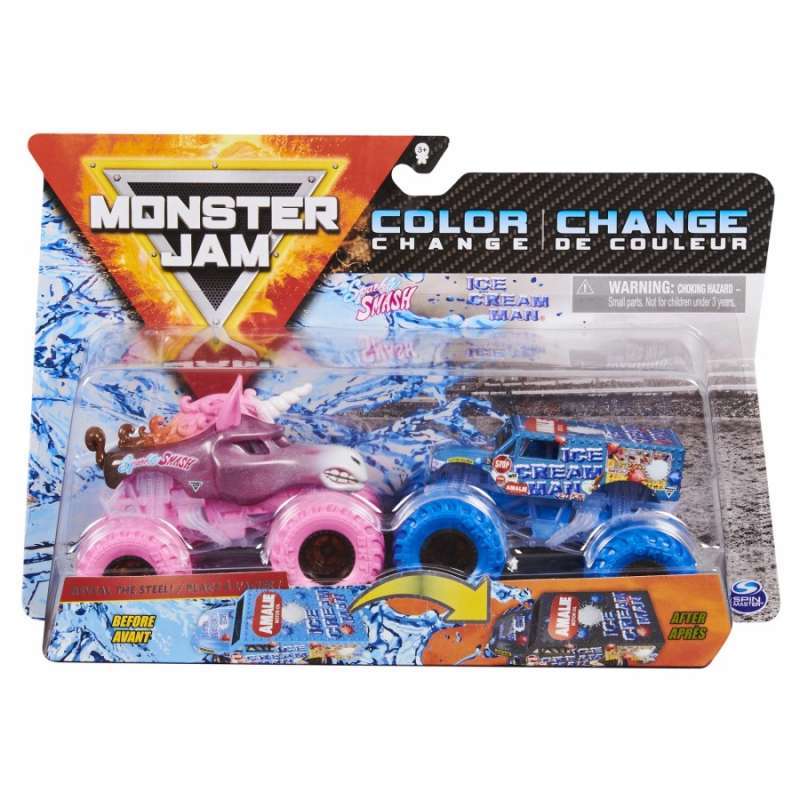 Jual Monster Jam Color Change Sparkle Smash And Ice Cream Man Di Seller