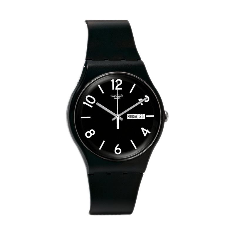jual swatch backup black jam tangan pria hitam suob715 jual swatch backup black jam tangan pria hitam suob715