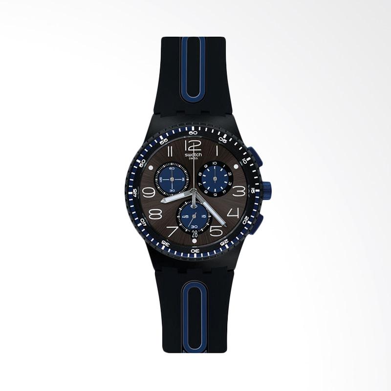 jual swatch kaicco jam tangan pria black blue susb406 jual swatch kaicco jam tangan pria black blue susb406
