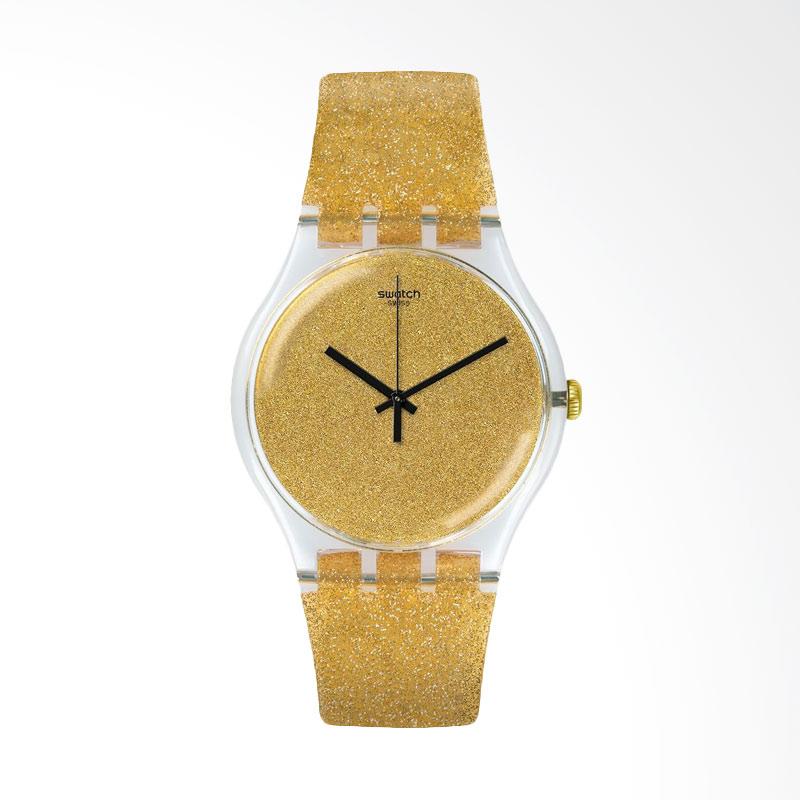 Jual Swatch Nuit Doree SUOK122 Bahan Tali Plastik Jam 