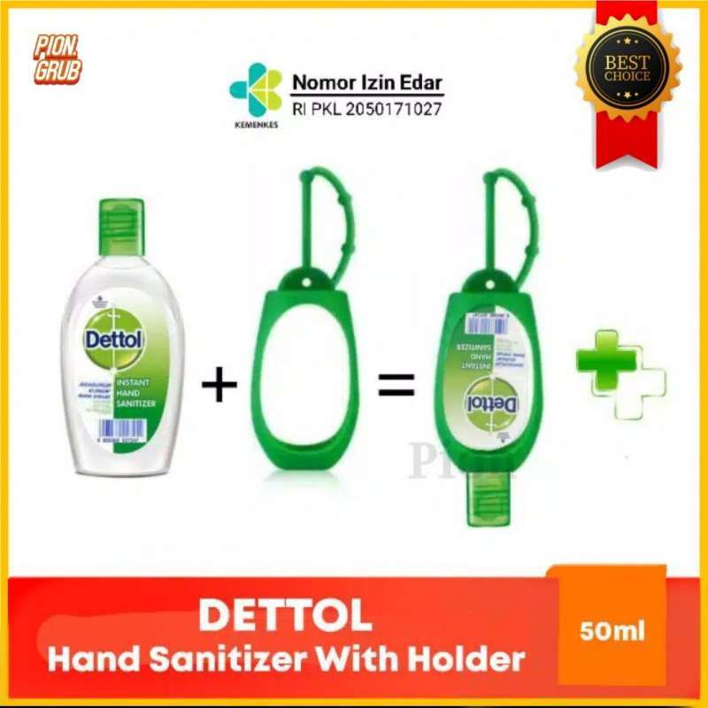 Jual Dettol Hand Sanitizer 50 ml With Holder di Seller PION M   ARKETPLACE